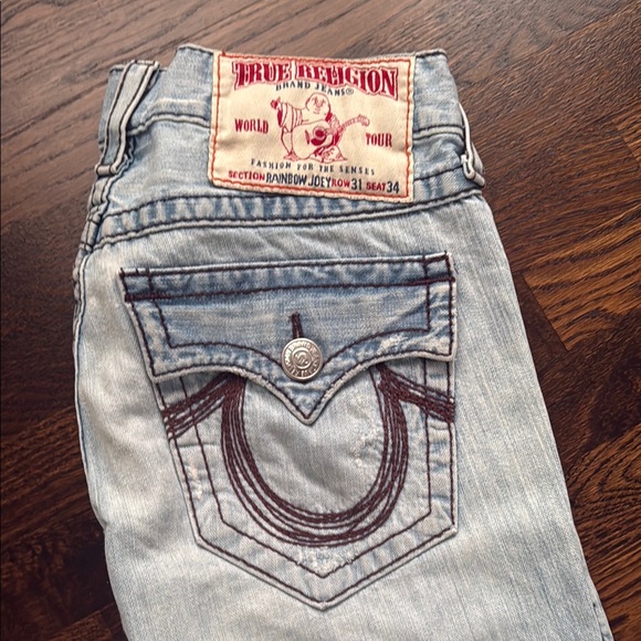 True religion men’s light blue jeans - Picture 2 of 7